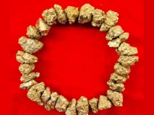 Pyrite rough bracelet