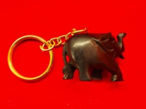 Karungali keychain elephant