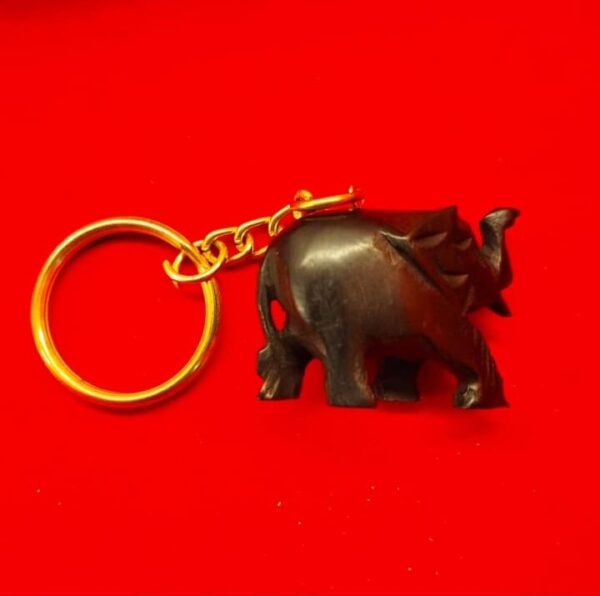 Karungali keychain elephant