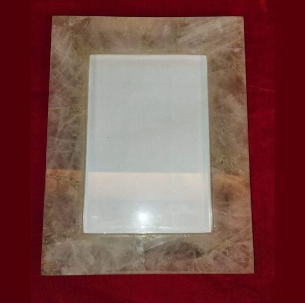 Rose quartz frame