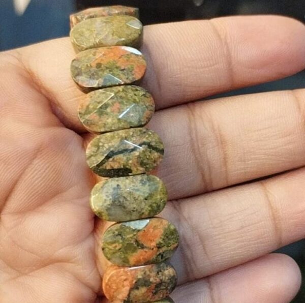 Unakite bracelet