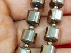 Pyrite cube bracelet