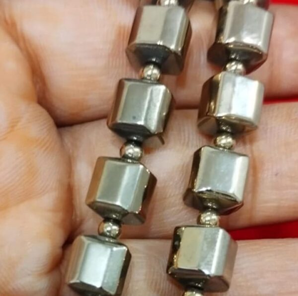 Pyrite cube bracelet