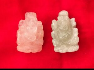 Crystal ganesh idol