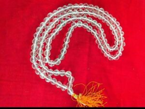 Clear quartz mala