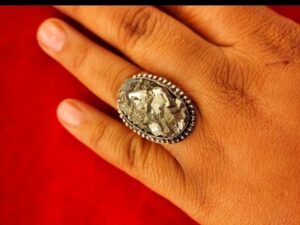 Pyrite ring